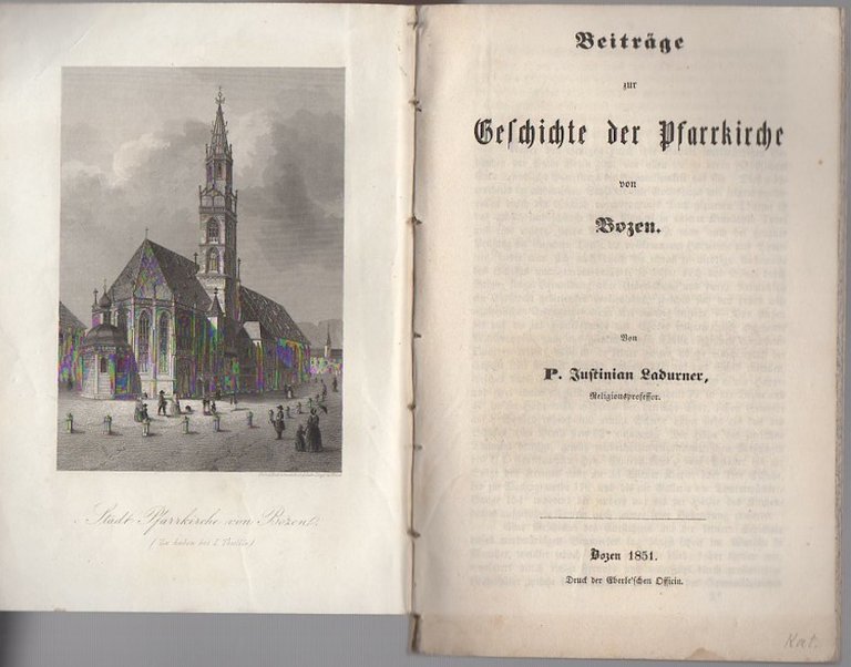 Geschichte der Pfarrkirche von Bozen.