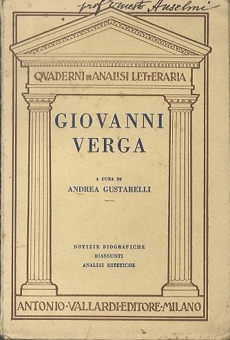 Giovanni Verga: notizie biografiche, Â”EvaÂ”, Â”Mastro don GesualdoÂ”.