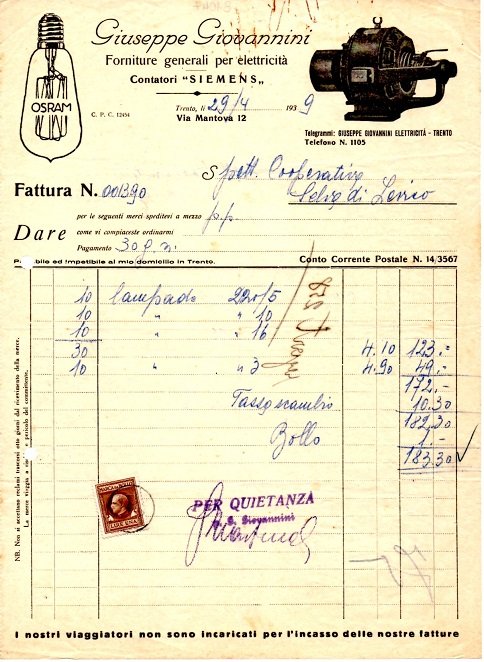 Giuseppe Giovannini: Trento.