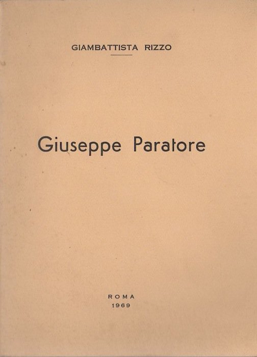 Giuseppe Paratore.