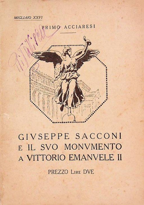 Giuseppe Sacconi e il suo monumento a Vittorio Emanuele II.