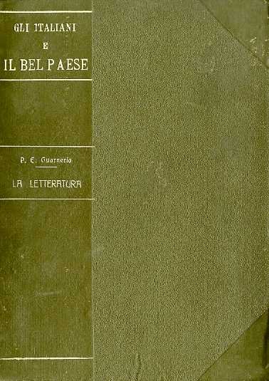 Gli Italiani e il Bel Paese: la letteratura.