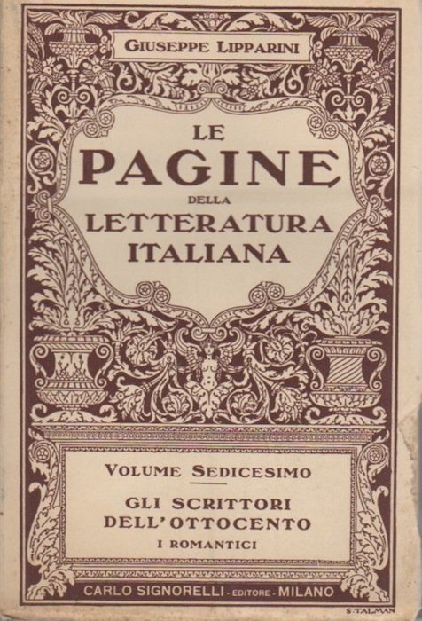 Gli scrittori dell'Ottocento: i romantici.