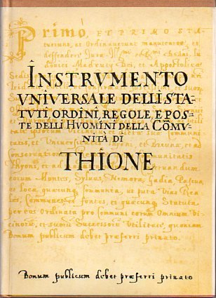 Gli statuti di Tione: 1579-1757.