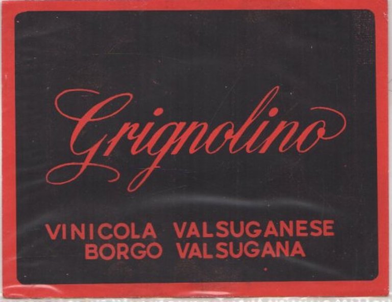 Grignolino. Vinicola Valsuganese - Borgo Valsugana.