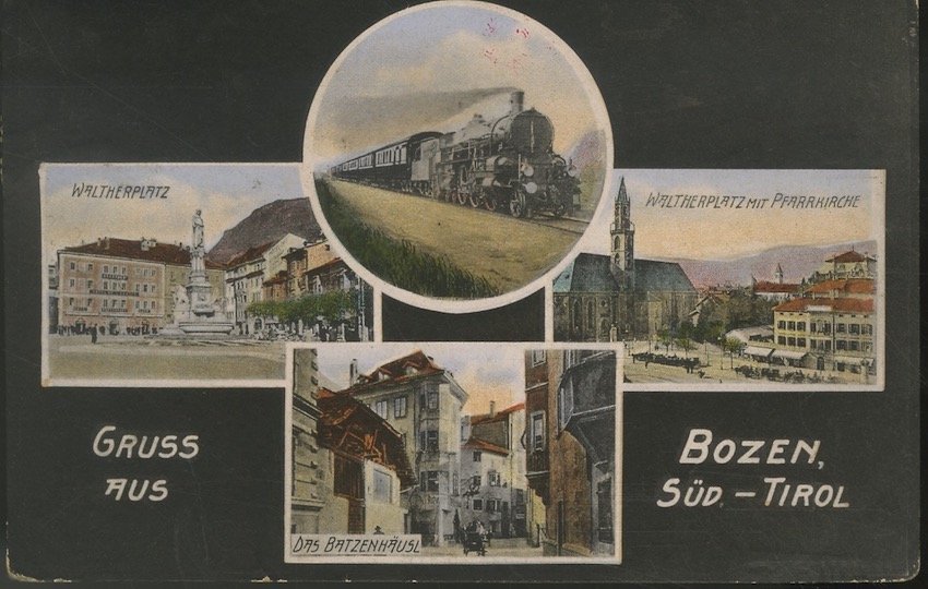 Gruss aus Bozen Süd Tirol.