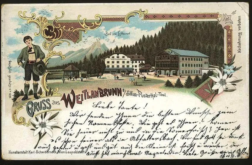 Gruss aus Weitlanbrunn. Sillian. Pusterthal. Tirol. | Immagine principale