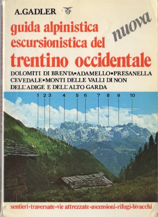 Guida alpinistica escursionistica del Trentino occidentale.