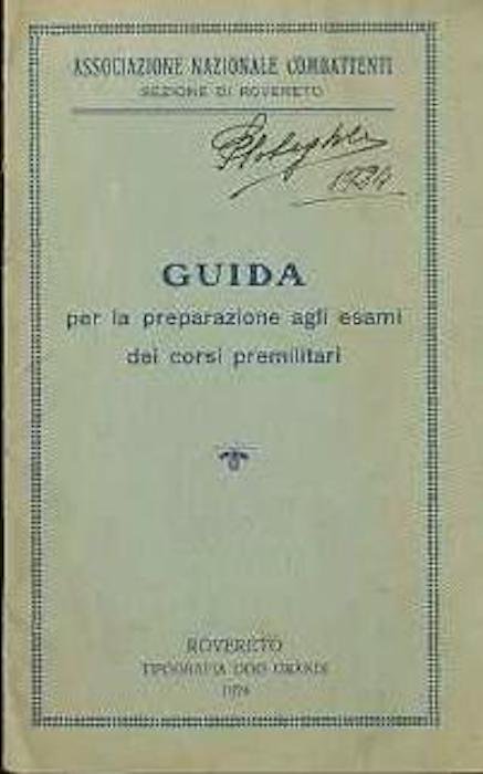 Guida per la preparazione agli esami dei corsi premilitari.