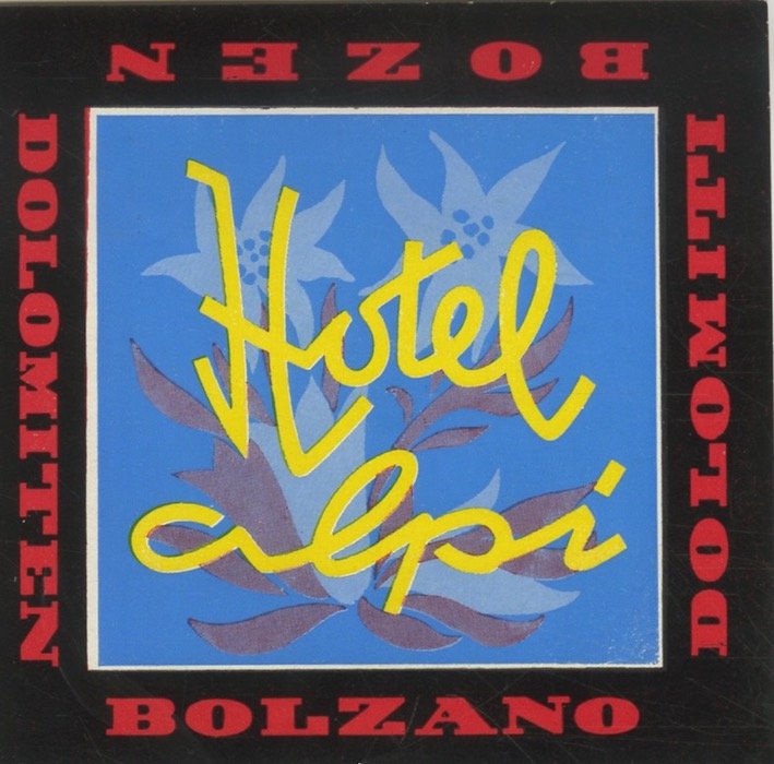 Hotel Alpi, Bolzano.
