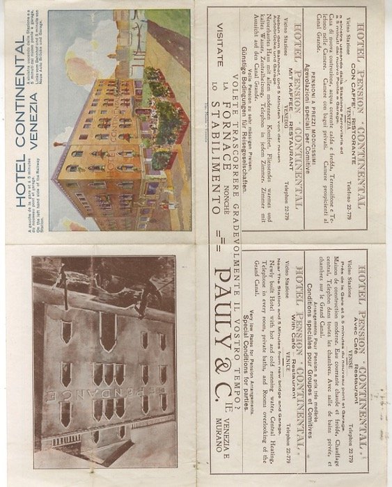 Hotel Continental, Venenzia.