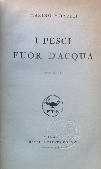 I pesci fuor d'acqua: novelle.