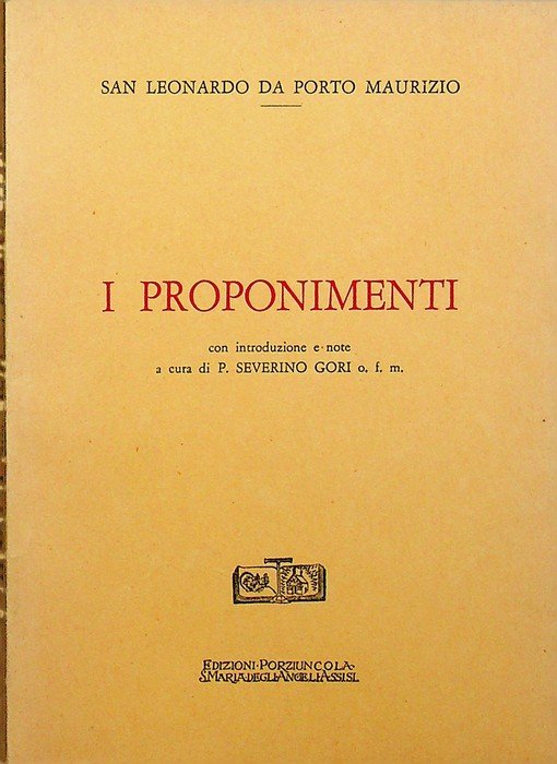 I proponimenti.