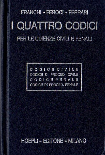 I quattro codici per le udienze civili e penali: codice …