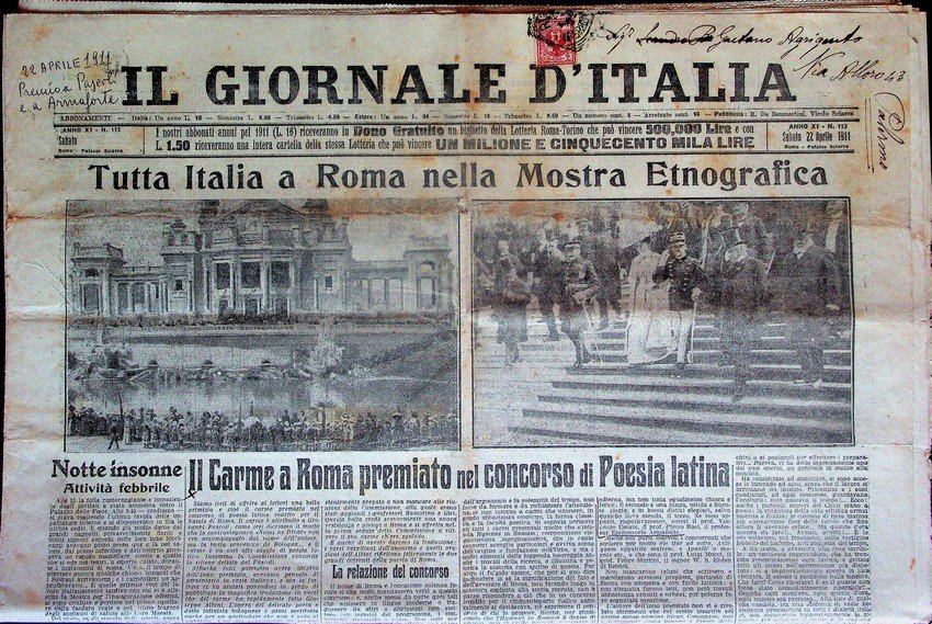 Il giornale d'Italia: Anno XI - N. 111 (21 aprile …