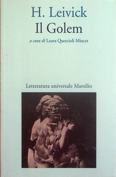 Il Golem: poema drammatico in otto quadri.