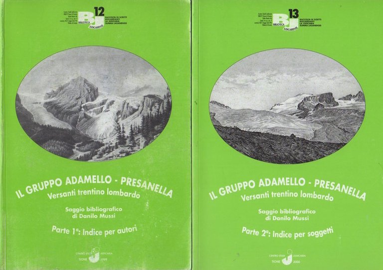 Il gruppo Adamello-Presanella: versanti trentino lombardo: saggio bibliografico: parte 1 …