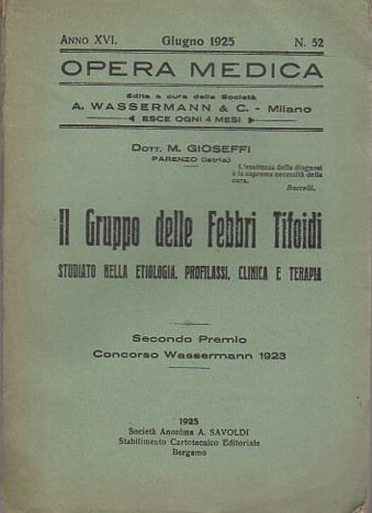 Il gruppo delle febbri tifoidi.