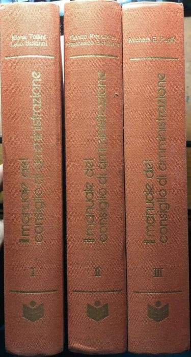 Il manuale del consiglio di amministrazione.