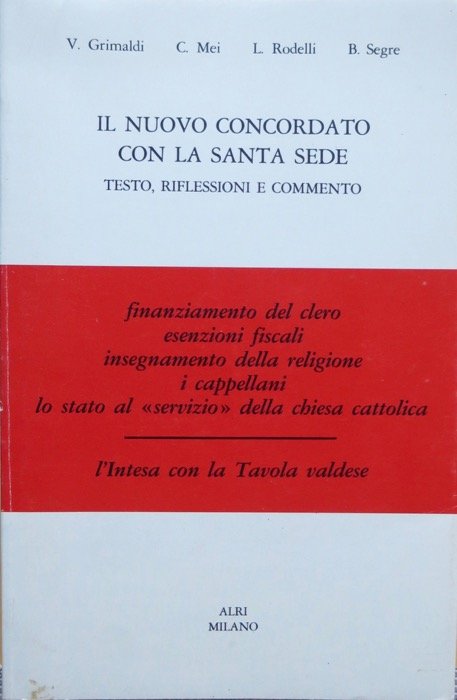 Il nuovo Concordato con la Santa Sede: testo, riflessioni e …
