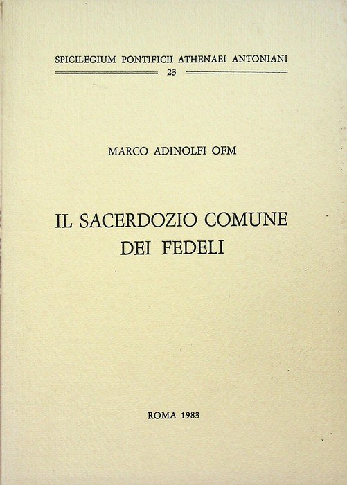 Il sacerdozio comune dei fedeli. | Immagine principale