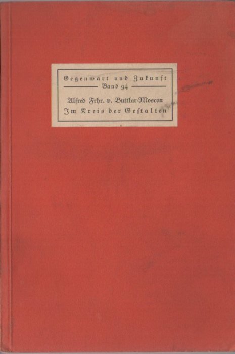 Im Kreis der Gestalten: Dichtungen.