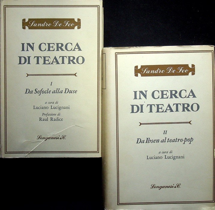 In cerca di teatro: 1: Da Sofocle alla Duse; 2: … | Immagine principale