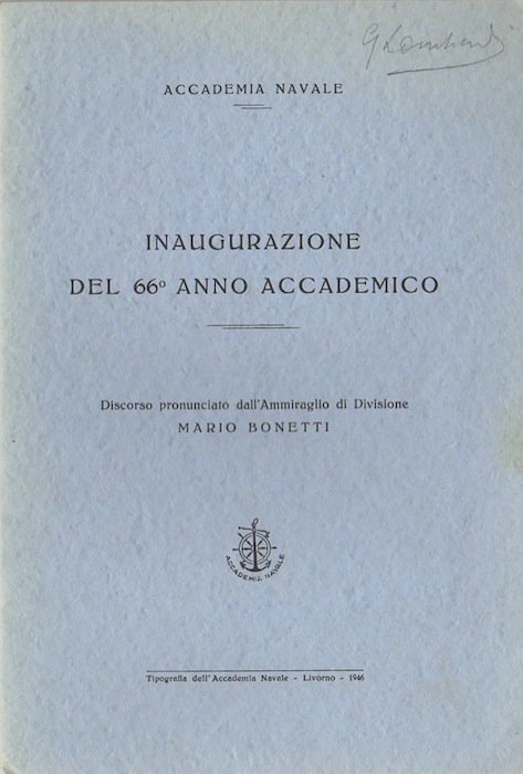 Inaugurazione del 66° anno accademico.
