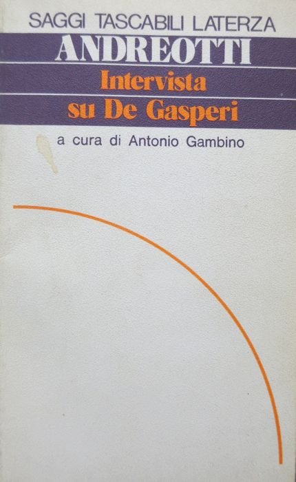 Intervista su De Gasperi.