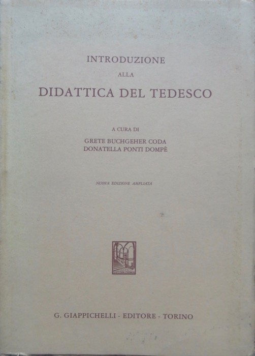 Introduzione alla didattica del tedesco.