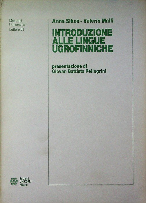 Introduzione alle lingue ugrofinniche.
