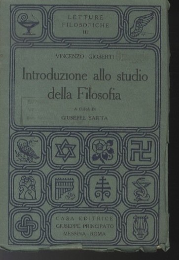 Introduzione allo studio della filosofia.