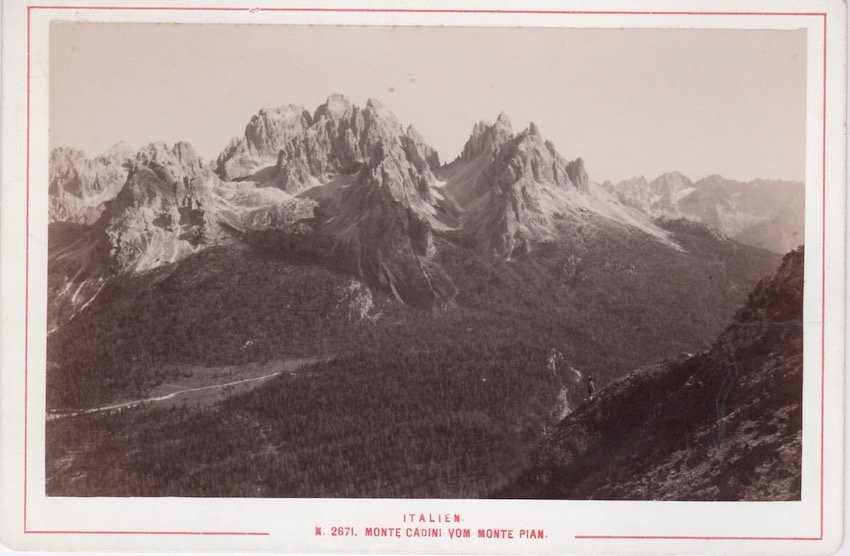 Italien - N. 2671. Monte Cadini vom Monte Pian.