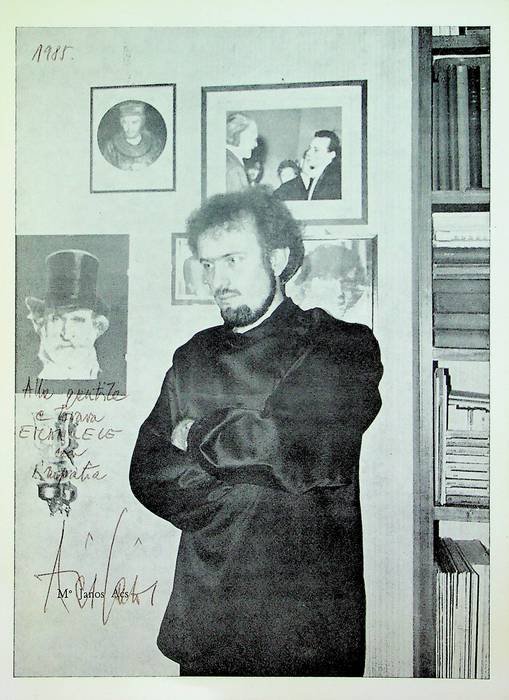 Janos Acs: fotografia originale con dedica autografa.