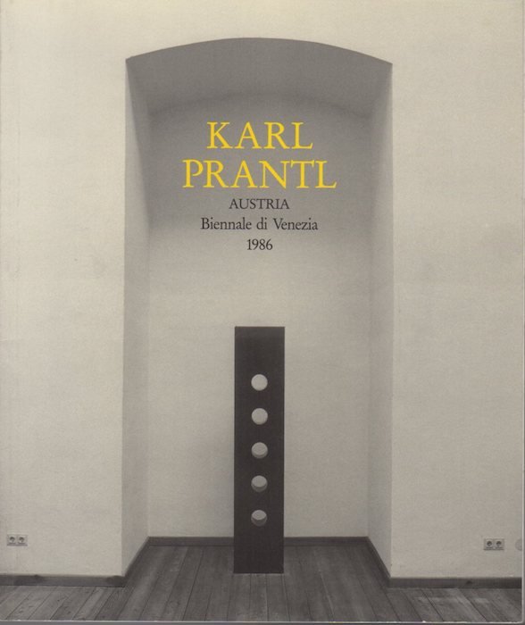 Karl Prantl: Austria: Biennale di Venezia 1986.