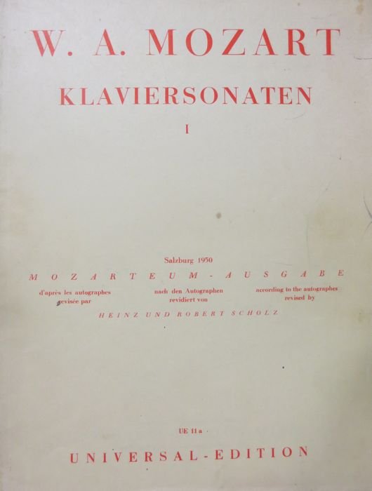 Klaviersonaten.