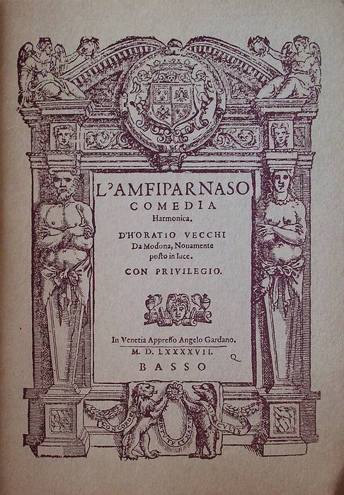 L'amfiparnaso: commedia harmonica (1597).