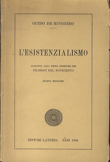 L'esistenzialismo.