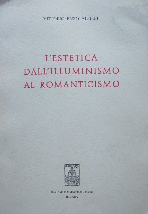 L'estetica dall'Illuminismo al Romanticismo.