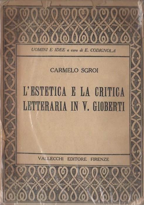 L'estetica e la critica letteraria in V. Gioberti: contributo alla …