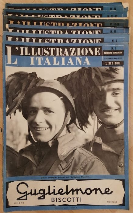 L'illustrazione italiana: N. 1, 5, 11, 16-17, 22-23, 27.