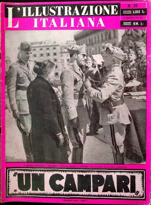 L'illustrazione italiana: N. 20 (17 maggio 1942-XX).