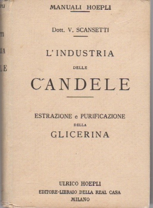 L'industria delle candele: estrazione e purificazione della glicerina.