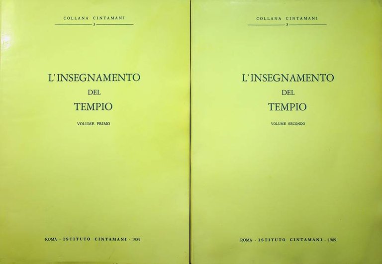 L'insegnamento del tempio.