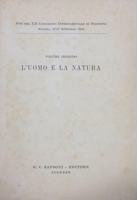 L'uomo e la natura.