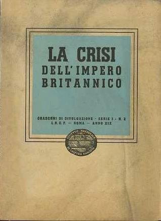 La crisi dell'impero britannico.