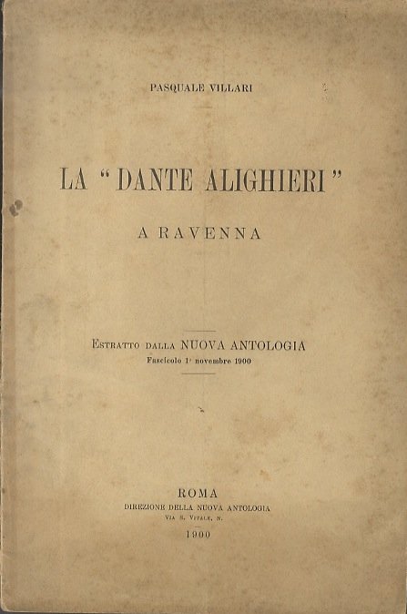 La Â”Dante AlighieriÂ” a Ravenna.