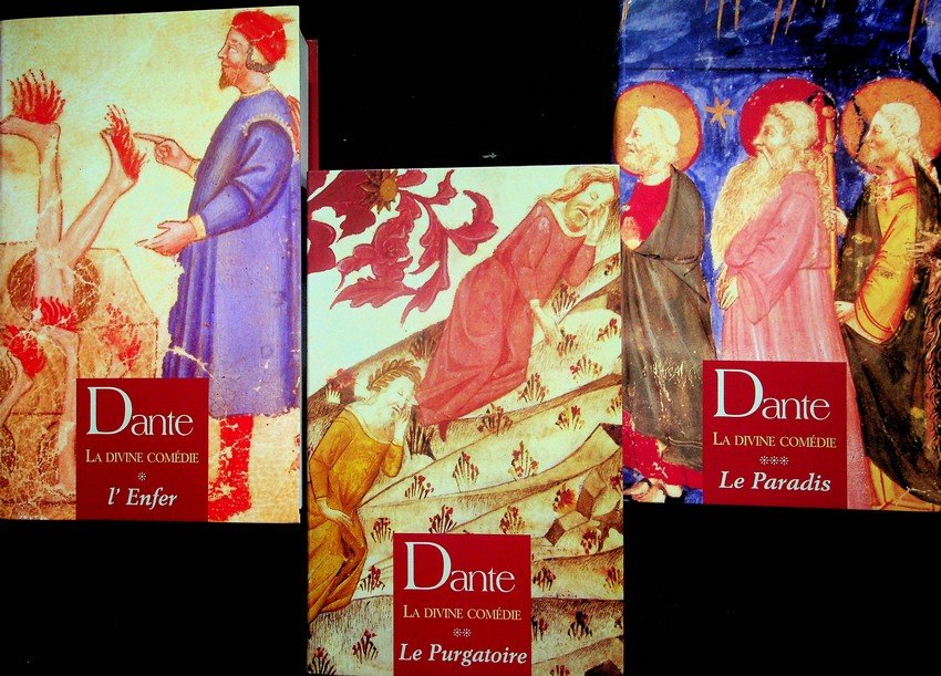 La Divine Comédie: L'Enfer - Le Purgatoire - Le Paradis.