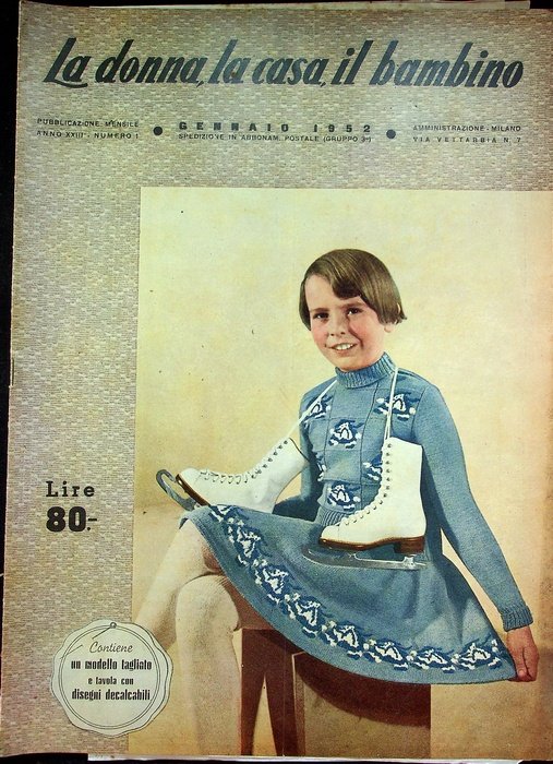 La donna, la casa, il bambino: rivista mensile di ricamo, …