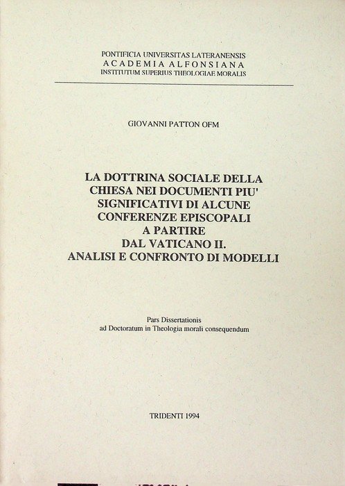 La dottrina sociale della Chiesa nei documenti piÃ¹ significativi di … | Immagine principale